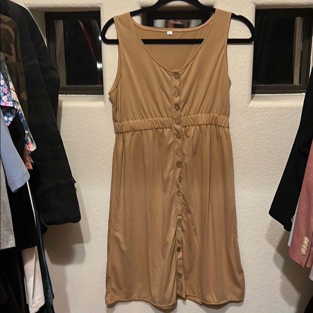 Tan dress
